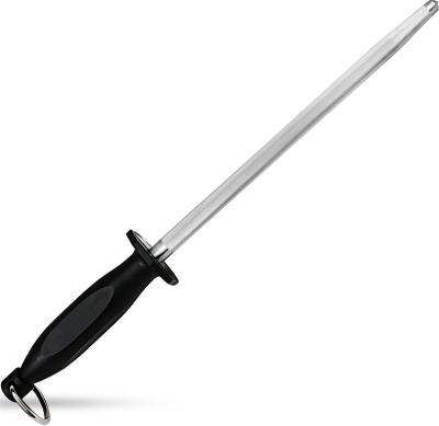 중국 Nutone 부엌 표준의와 톱니 모양으로 한 가장자리 칼을 위한 10 인치 칼 강철 날카롭게 하는 막대 판매용