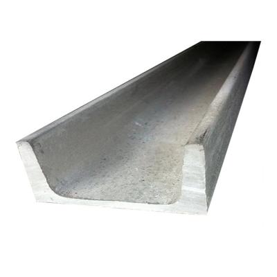 China Perfiles de acero inoxidables laminados en caliente del ISO 9001 fáciles soldar con autógena el canal de los SS en venta
