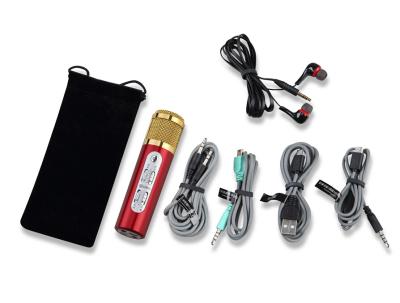 China Micrófono profesional del smartphone del cuerpo de la aleación del cinc para el expediente y llamar en venta