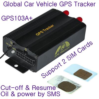 China New TK103B Car Vehicle GPS GPRS Tracker W/ Cut-off and Resume Oil & Power remotely by SMS for sale