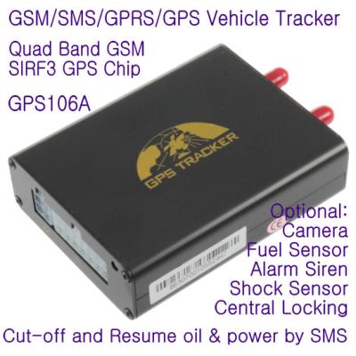 China GPS106 Car Auto Taxi Truck Fleet GPS GSM Tracker W/ Photo Snapshot & Online GPRS Tracking for sale