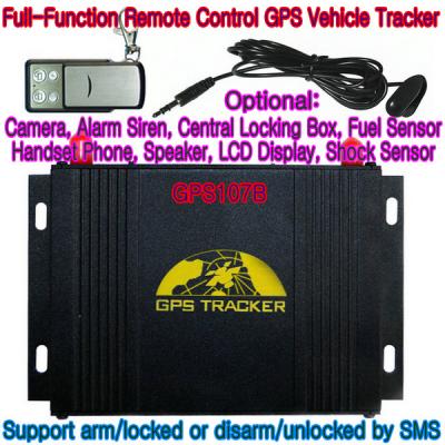 China GPS107B All-In-One AVL GPS Vehicle Tracker W/ Photo Snapshot, Remote-Control & 2-Way talk for sale