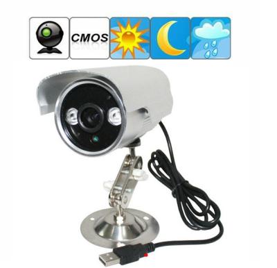 China K908 Double Lamp Array IR LED Night Vision Waterproof CCTV Surveillance TF Card DVR Camera for sale