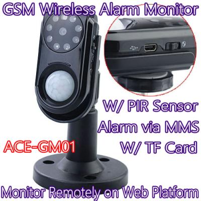 China Home Intelligent GSM Wireless Photo MMS Alarm Camera Monitor W/ PIR Theft Burglar Detect for sale
