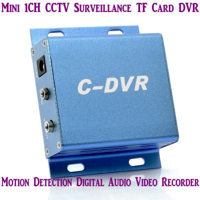 China Mini C-DVR 1CH CCTV Surveillance TF Card DVR Digital Audio Video Recorder Motion Detection for sale