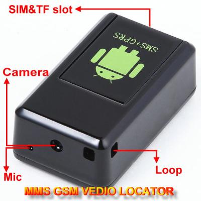 China GF-08 GSM MMS Video Photo Transmit Camera Recorder GPS Tracker Aduio Listening Bug 3-in-1 for sale