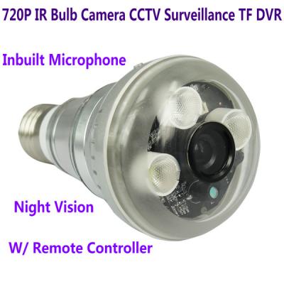 China 720P IR Night Vision LED Array Bulb Camcorder CCTV Surveillance DVR Camera Remote Control for sale