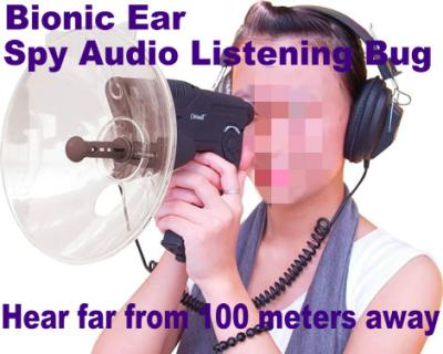 China Bionic Ear Remote Sound Recorder 100 meters headphone Spy Audio Listening Amplifier Bug for sale
