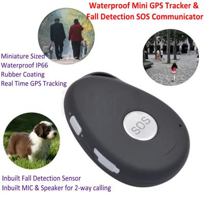 China Mini Waterproof 3G GSM Personal GPS Tracker Locator Elderly Fall Detection SOS Communicator Alzheimer Keyring EV07 for sale