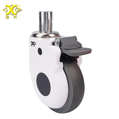 China The heavy duty PIVOT caster wheel of die casting machine caster wheel office chair furniture casters for sale