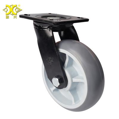 China New American 150mm TPR Material Wheel Heavy Duty Swivel Furniture Caster for sale