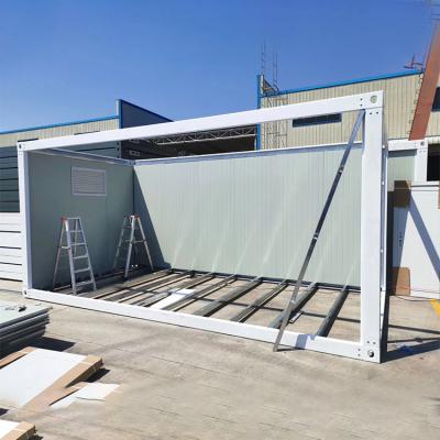 China 20 Foot Prefabricated Container House Welding High Cube Cabin Loft Homes for sale