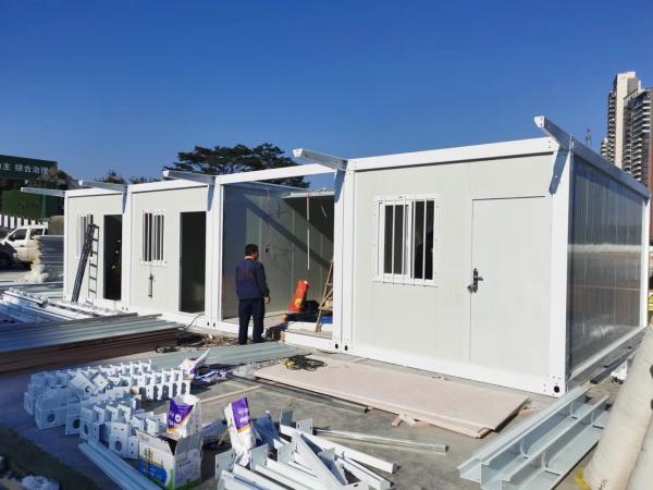 Quality Steel 20ft Prefab Modular Container Homes , Mobile Container Duplex Homes for sale