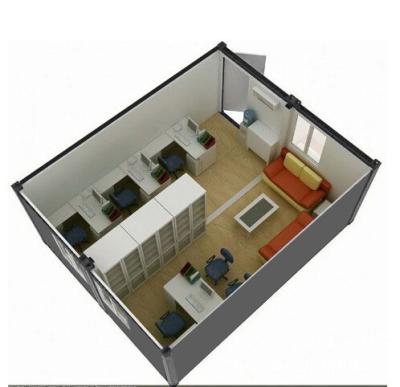 China Fireproof Portable Site Office Container for sale