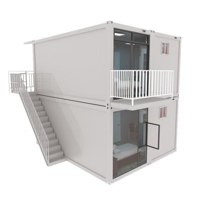 China Steel 20ft 2 Bedroom Shipping Container House Anti Rust Prefabricated Homes for sale