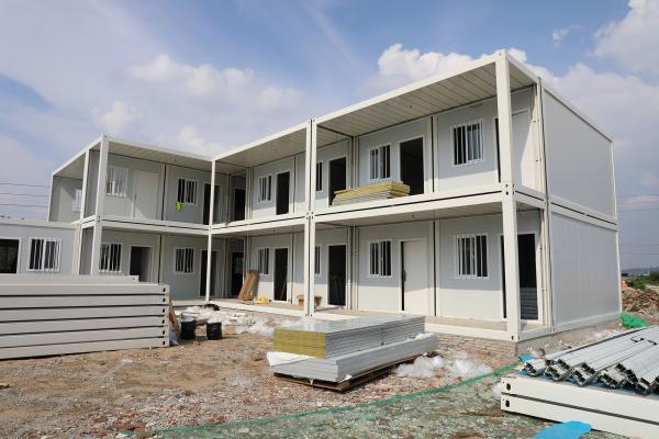 Quality Detachable Prefabricated Shipping Container Houses Anti Seismic Mobile Prefab Homes for sale
