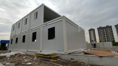 China BOXSPACE Prefabricated Construction House Fast Build Flat Pack Container Office Dormitory Construction Site Prefab House en venta