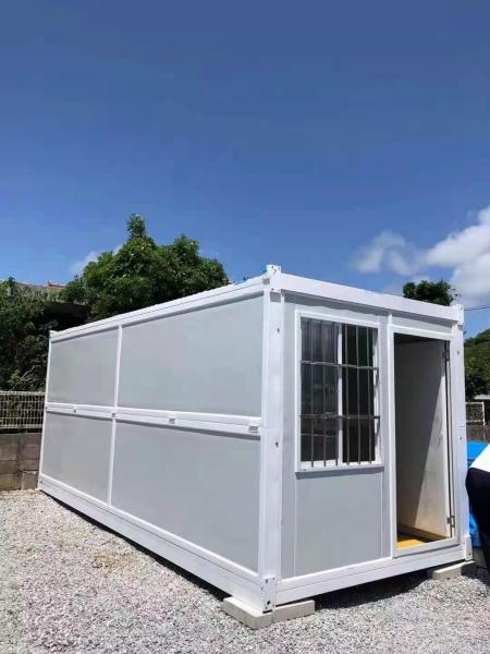 Quality Temporary Fold Out Container Homes , 20ft Prefab Tiny Flat Pack Container Homes for sale