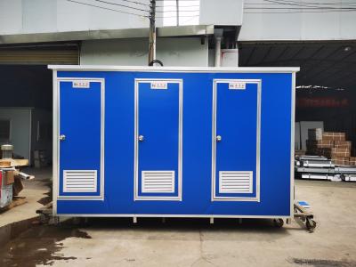 China Customized Mobile Steel Portable Toilet Prefabricated WC Sitting For Camping for sale