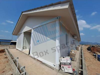China Box SPACE Op maat gemaakte grootte Moderne platte container, 6x3m draagbare hut, prefab cargo container huis appartement Te koop