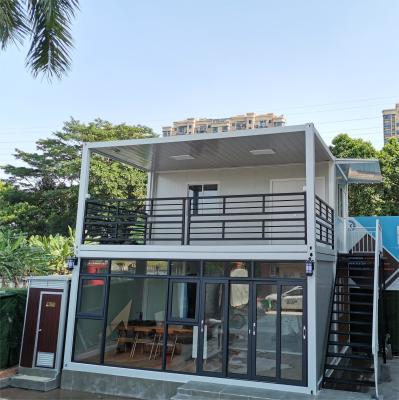 China Stackable 2 Bedroom Container House CE Anti Rust 40 Feet Flat Pack Homes for sale