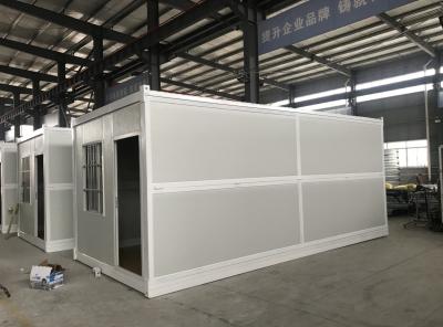China Vorgefertigtes portables Klappcontainerhaus 20ft Wohnzimmer Home Office Kabine zu verkaufen