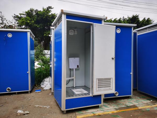 Quality Modular Prefabricated Portable Toilet Movable With EPS Sandwich Panel for sale