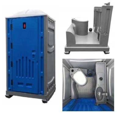 China Cabine móvel de banheiro biológico portátil anti-UV com parede dura de HDPE de 4 mm à venda