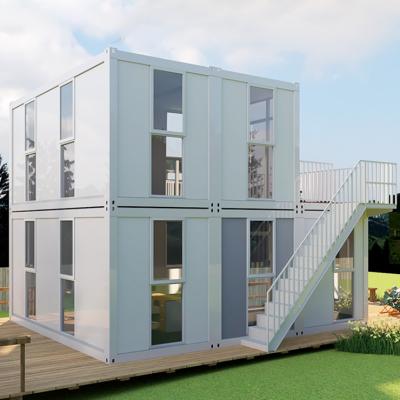 China Branddichte voorgefabriceerde containerboxen Huizen 7*3m Prefab Modbox met 3 slaapkamers Te koop