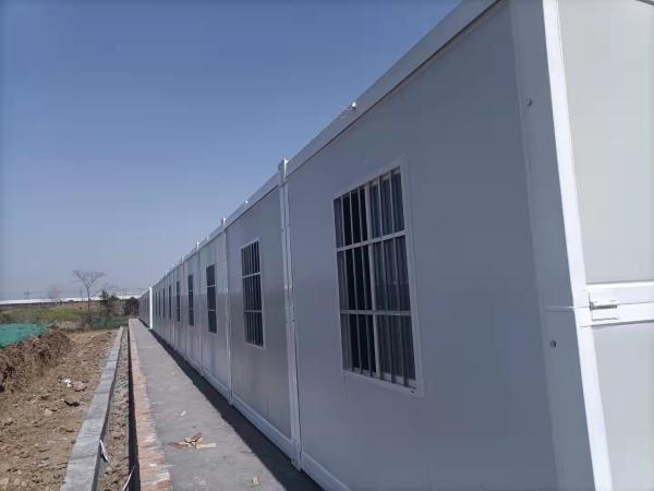 Quality Camping Prefab Folding Container House , 20ft Modular Container House Office for sale
