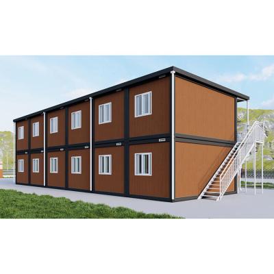 China 2024 Modern Steel Flat Pack Container House pré-construção de trabalho dormitório personalizável espaço de vida pronto à venda