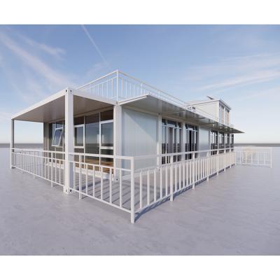 Chine Steel Structure Knock Down Container House Prefabricated Modular House Garage Prefabricated Mobile Office à vendre