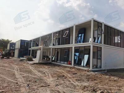 China Edificios prefabricados de acero ligero, prefabricados para contenedores de envío en venta