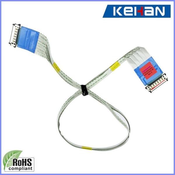 Quality Bronze Tin Plated Terminal LVDS 30 Pin Cable for Custom Electrical Needs in EU for sale