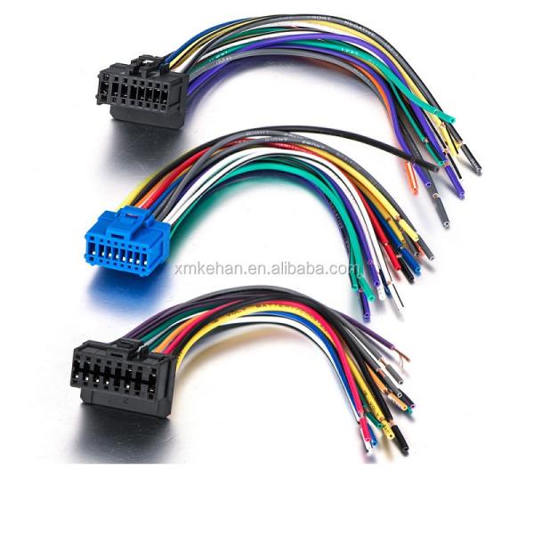 Quality CD Player Wiring Harness Adapter Plug for Ford Aftermarket Radio Custom-Made for sale
