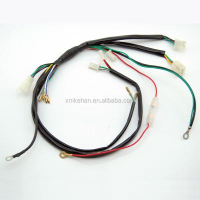 China Conector de arneses de alambre de 4 pines para automóviles Bronce con PVC revestido de estaño Color OEM KH-041203 en venta