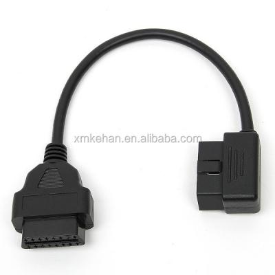 China RoHS Compliant Automotive OBD 16 Pin Male And Female Connector OEM Color Popular for sale
