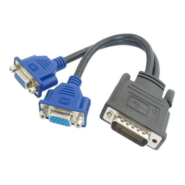 Quality East Asia Market VGA to DB25 Cable with Customized Outer Diameter and RoHS for sale