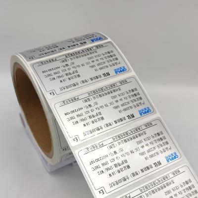 China Papel brillante imprimible impermeable blanco sintético de la etiqueta engomada del vinilo BOPP de la etiqueta engomada en venta