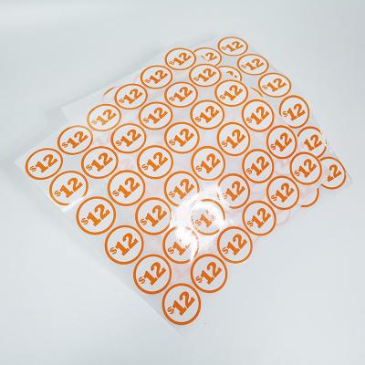 Китай Ярлыки стикера круга лоснистого изготовленного на заказ розничного ценника слипчивые CMYK фильма ярлыков BOPP продается