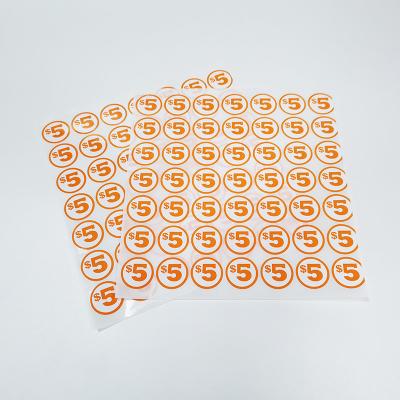 Cina Carta lucida stampabile Matte Synthetic Promotional Labels Stickers del vinile di CMYK Digital in vendita