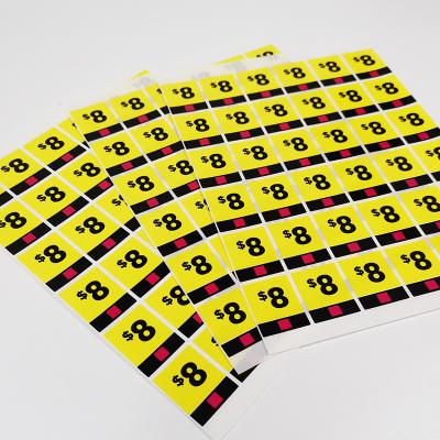 China BOPP CMYK Custom Design Labels Glossy Custom Tamper Proof Stickers for sale