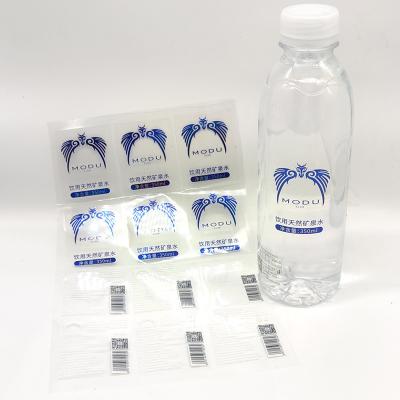 China A garrafa holográfica da bebida etiqueta BOPP filma a etiqueta transparente da garrafa à venda