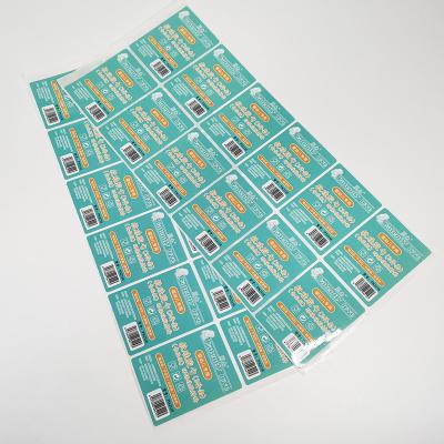 China Glatte entfernbare Matte Sticker Paper Waterproof Synthetic-Waschmittel-Aufkleber zu verkaufen