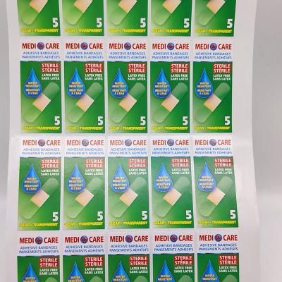 China Etiquetas adhesivas desprendibles rectangulares del vinilo BOPP de las etiquetas CMYK del esencial del hogar en venta
