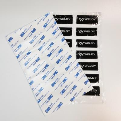 China Etiquetas engomadas brillantes Crystal Clear Epoxy Dome Stickers del epóxido de la laminación 3D en venta