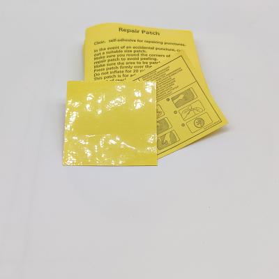 China PVC imprimindo deslocado Matte Air Mattress Patch Kit do jogo do remendo da piscina à venda