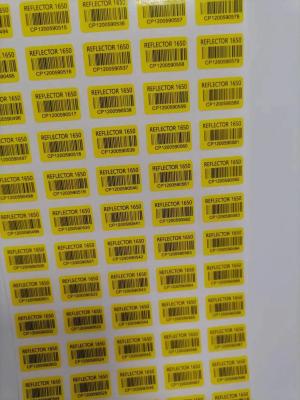 Κίνα Μεταβλητή συγκολλητική αυτοκόλλητη ετικέττα αύξοντος αριθμού barcod, πρόσθετο μικρό μέγεθος για τον πίνακα κυκλωμάτων ηλεκτρονικών συστατικών προς πώληση