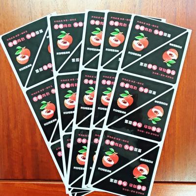 China Custom PET Food Labelling Stickers Up To 1440dpi Printing Resolution for sale