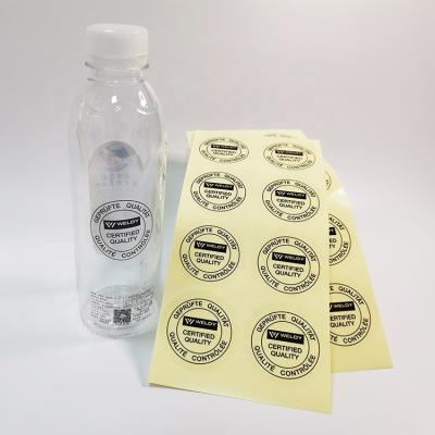 China Customized Food Adhesive Labels Shipping By Sea Printing Services Te koop